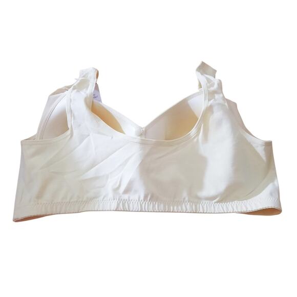Daisy Bra Two Snap Front Wire Free Full Coverage Womens Padded Bras Size 4XL - Picture 2 of 6